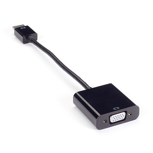 Adaptateur HDMI/VGA AVIZAR HDMI Mâle vers VGA Femelle, 20cm Noir