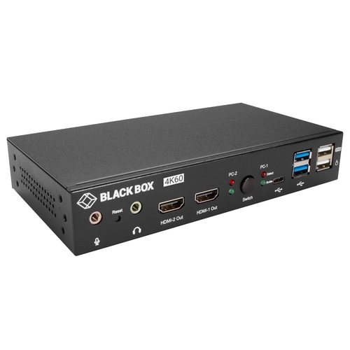Commutateur KVM 2 Ports DisplayPort, USB et Audio - Switch KVM - 2560x1600
